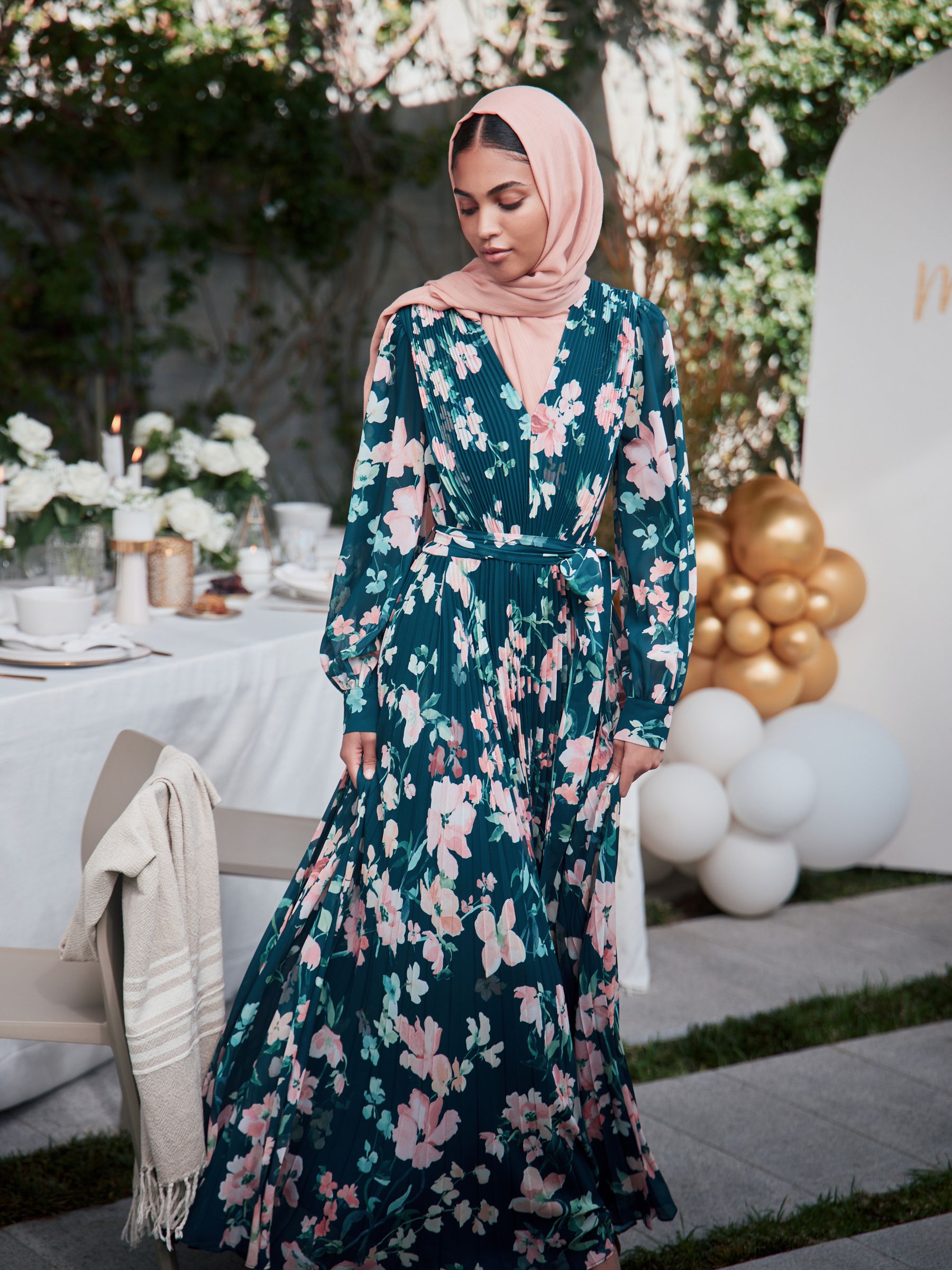 Buy Phase Eight Green Rosa Floral Dress from Next USA