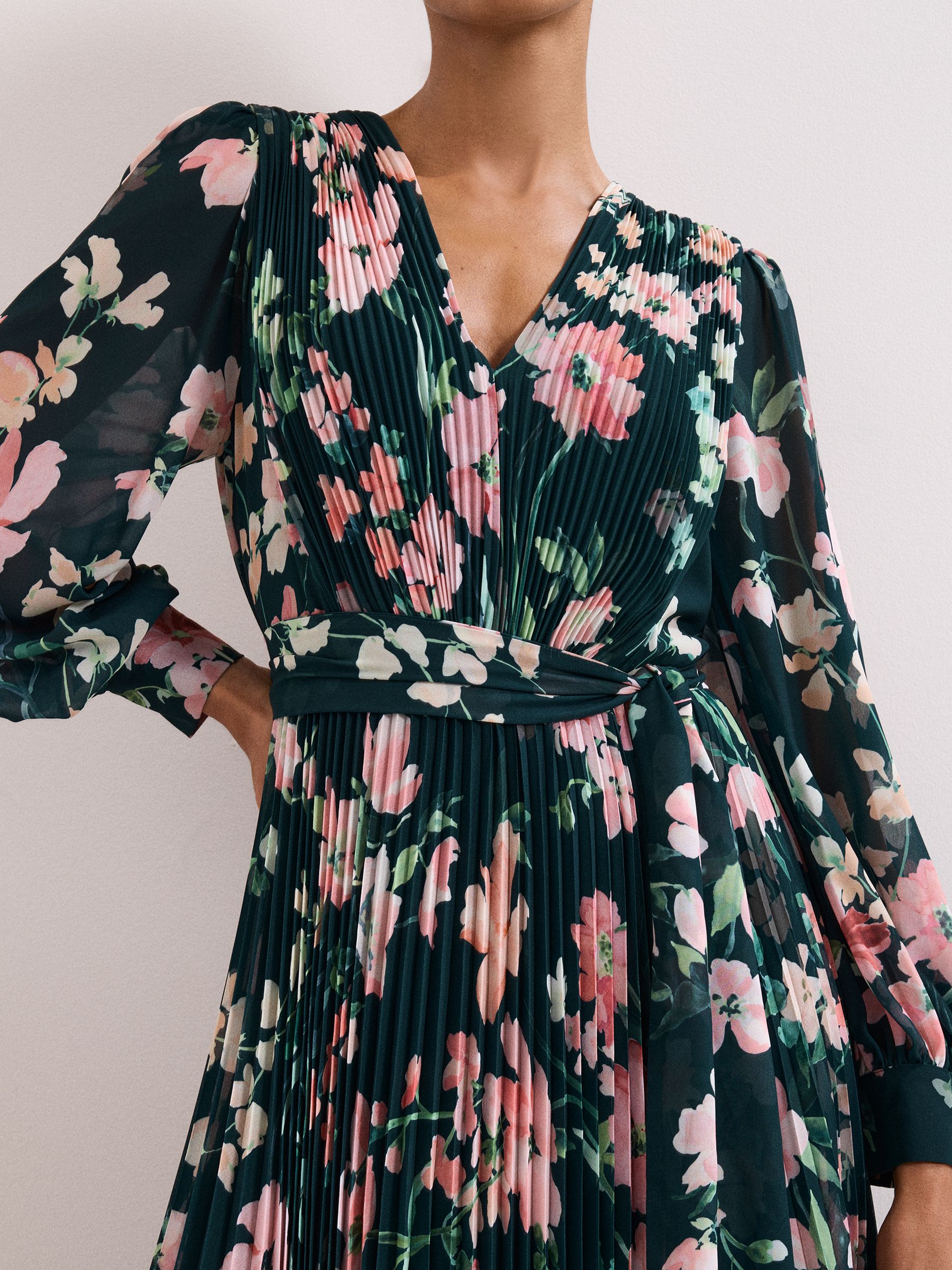 Buy Phase Eight Green Rosa Floral Dress from Next USA