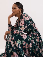 Phase Eight Blue Rosa Floral Dress - Image 8 of 10