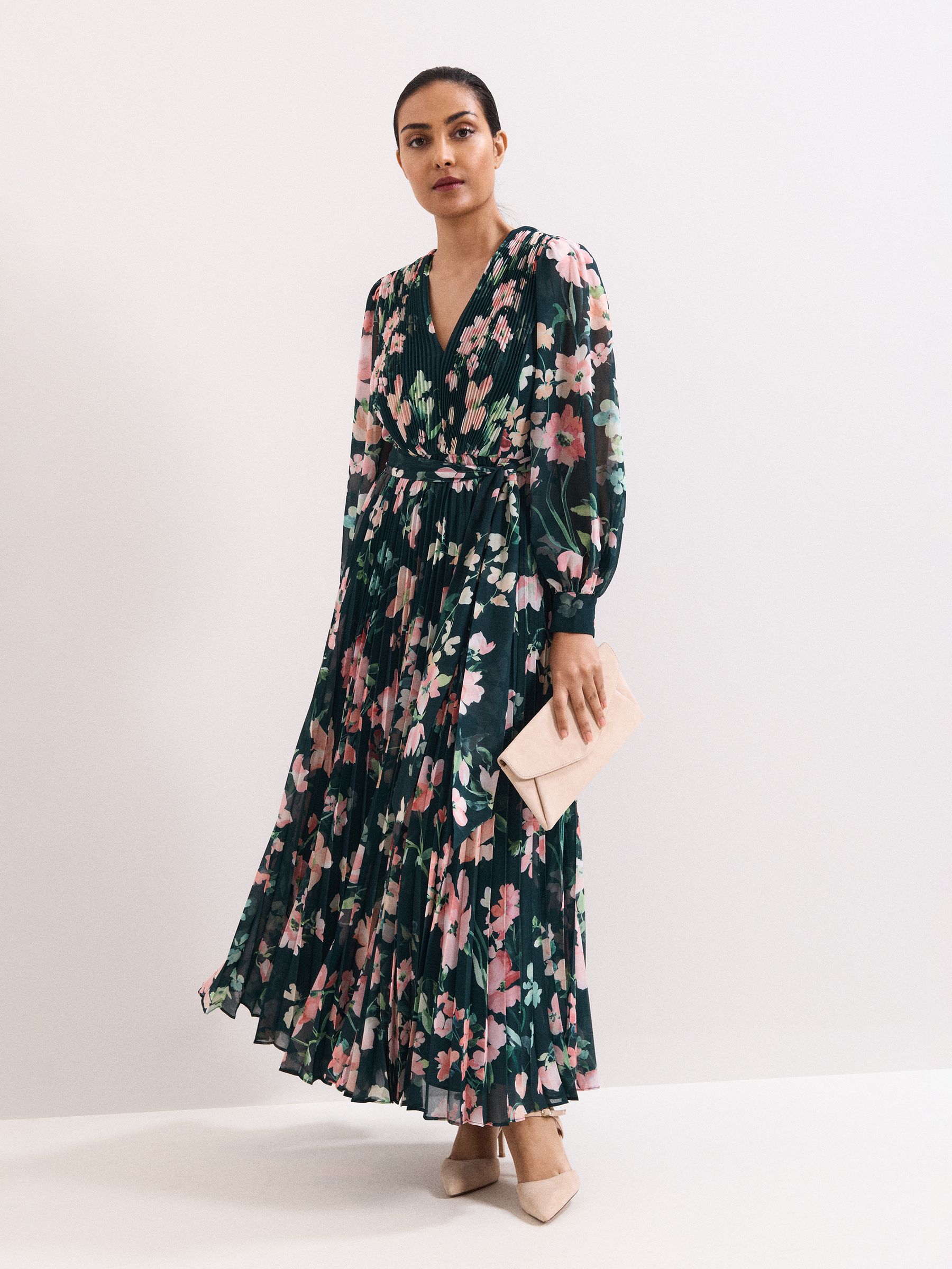 Buy Phase Eight Green Petite Rosa Floral Dress from Next USA