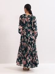 Phase Eight Blue Petite Rosa Floral Dress - Image 2 of 6