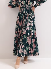 Phase Eight Blue Petite Rosa Floral Dress - Image 5 of 6