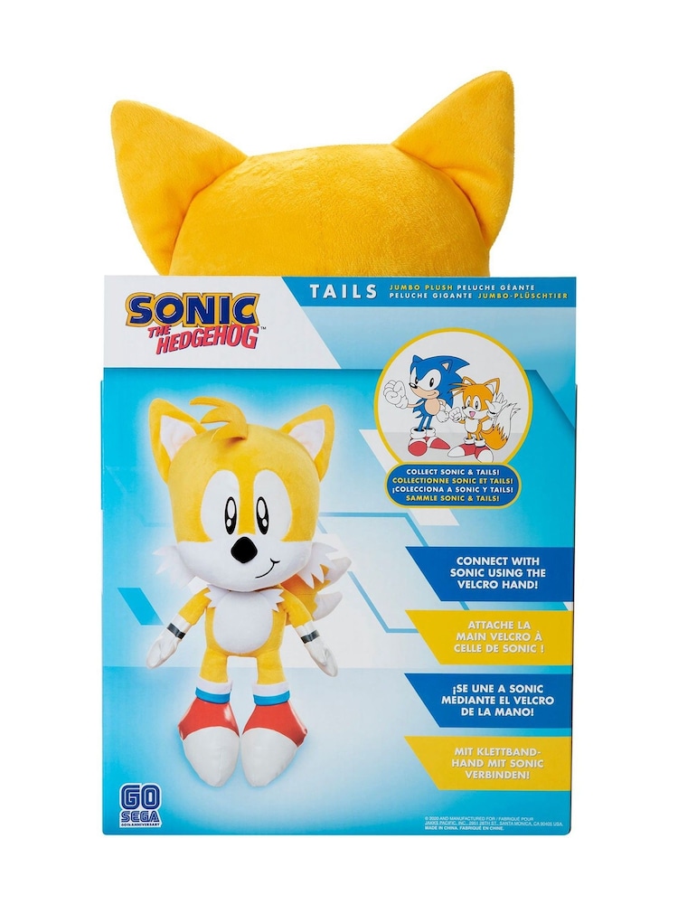 Jakks Pacific Sonic Jumbo Plush Tails - Image 2 of 5 Jakks Pacific Sonic Jumbo Plush Tails - Image 2 of 5