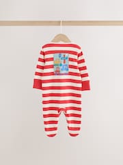 Bright Transport Two Way Zip Baby Sleepsuits 4 Pack (0mths-2yrs) - Image 11 of 18