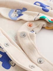 Bright Transport Two Way Zip Baby Sleepsuits 4 Pack (0mths-2yrs) - Image 17 of 18