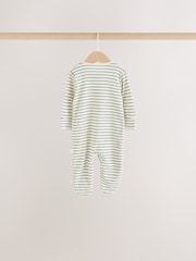 Neutral/Brown Bear - Baby-Schlafanzüge mit 2-Wege-Reißverschluss im 7er-Pack (0M.–2J.) - Bild 10 von 18