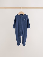 Neutral/Brown Bear - Baby-Schlafanzüge mit 2-Wege-Reißverschluss im 7er-Pack (0M.–2J.) - Bild 7 von 18