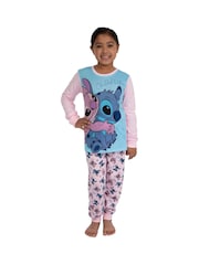 Character Blue Disney Lilo And Stitch Dressing Gown And Pyjamas Set - Image 9 of 10