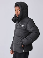 smALLSAINTS Washed Black Underground Short Padded Coat - Image 3 of 16