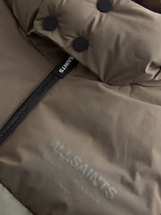 smALLSAINTS Khaki Green Underground Short Padded Coat - Image 17 of 18