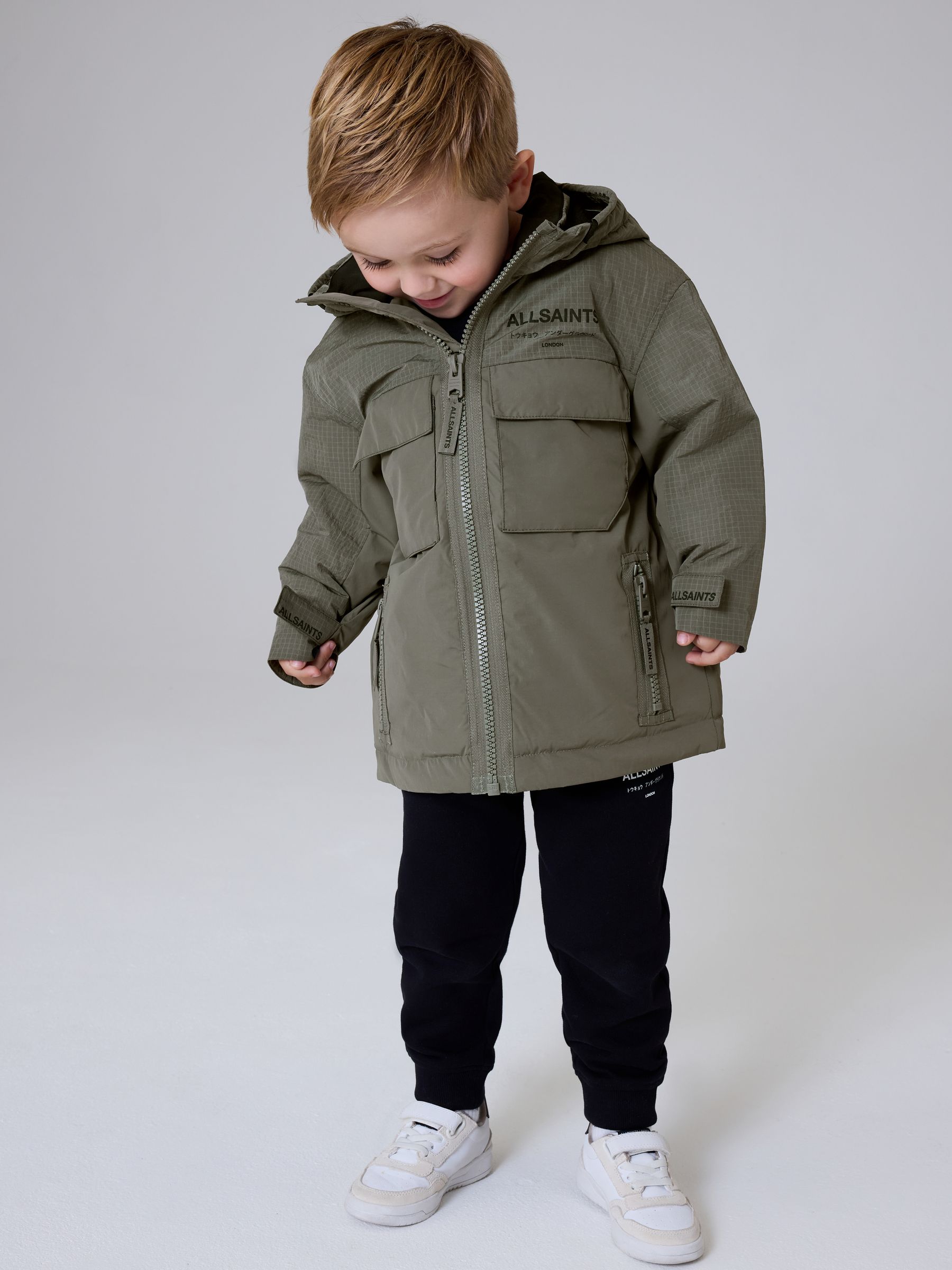 smALLSAINTS Khaki Green Underground Leightweight Younger Jacket