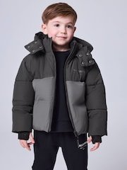 smALLSAINTS Grey Underground Short Padded Younger Coat - Image 2 of 17
