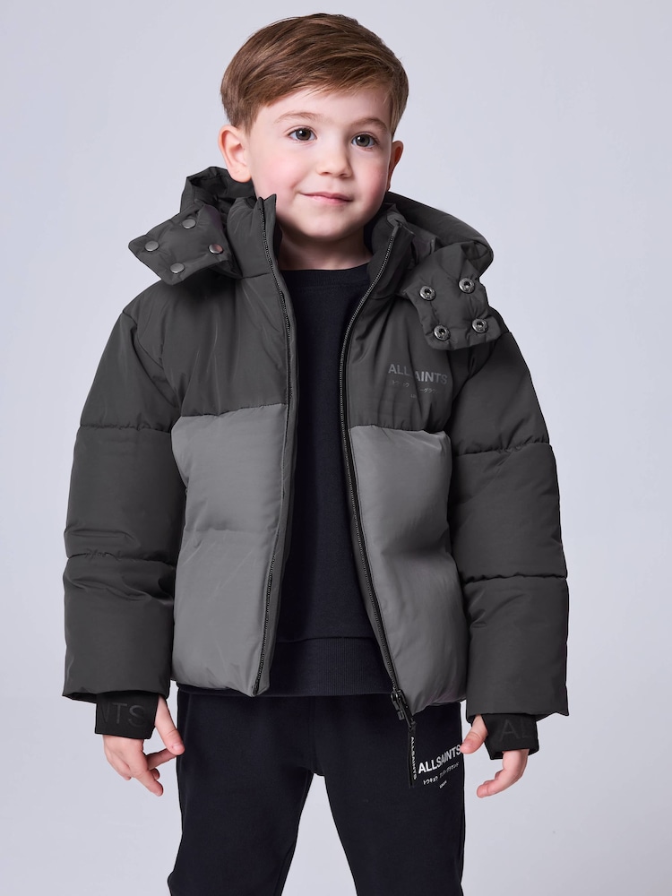 smALLSAINTS Grey Underground Short Padded Younger Coat - Image 2 of 17