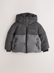 smALLSAINTS Grey Underground Short Padded Younger Coat - Image 9 of 17