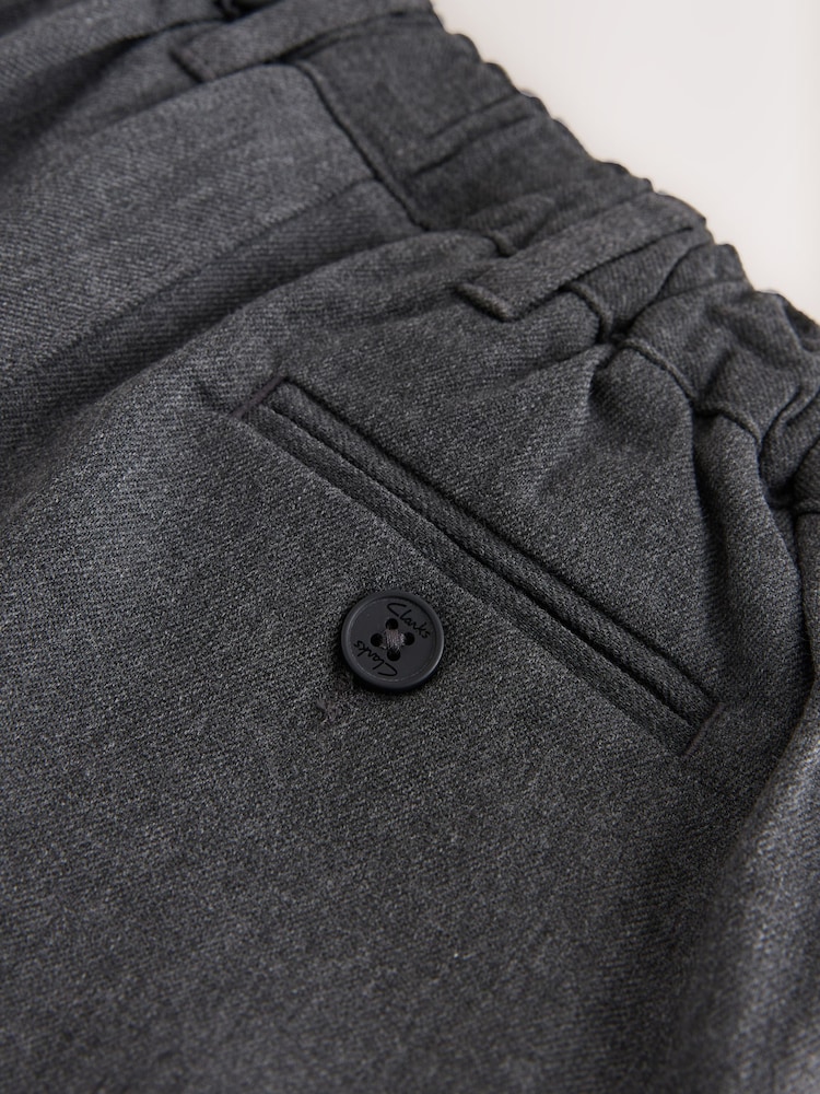 Gris - Clarks 3 Pack Fastening Regular School Shorts - Imagen 9 de 9