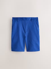 Clarks Cobalt Blue Pull-On Regular School Shorts 3 Pack - Image 2 of 8