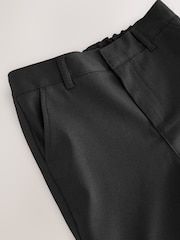Clarks Black Plus Waist Regular Fit School 2 Pack Trousers - Image 3 of 4