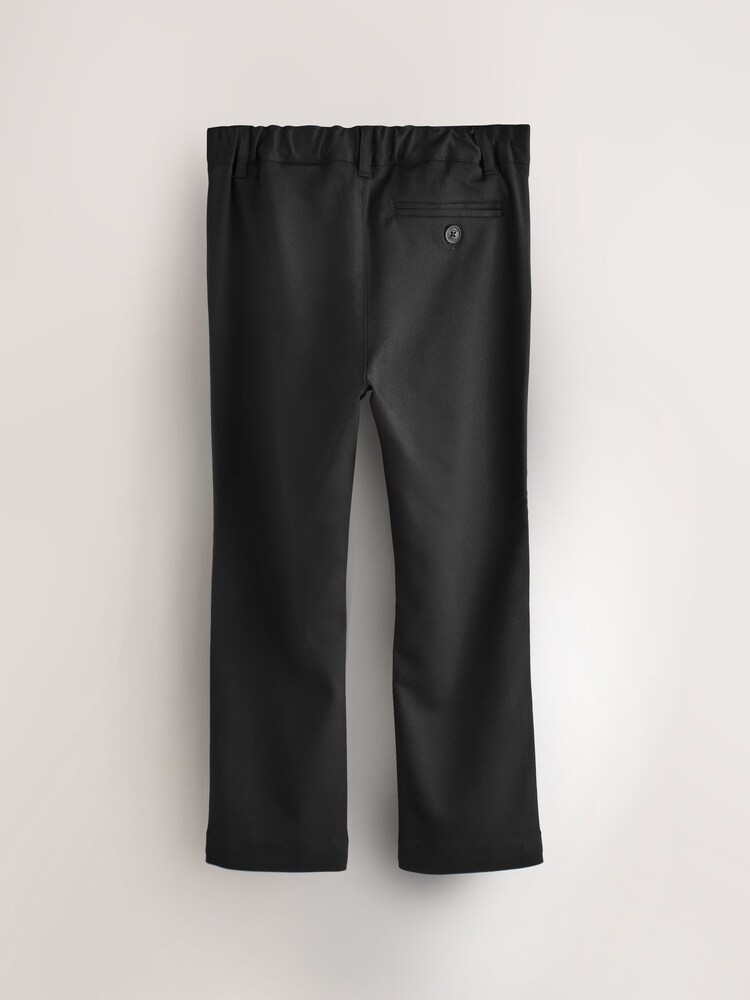 Clarks Black Slim Fit Fastening School 2 Pack Trousers - Image 2 of 5