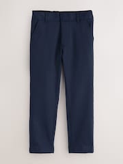 Clarks Navy Slim Fit Fastening School 2 Pack Trousers - Image 2 of 7