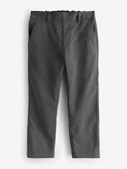 Clarks Grey Pull-On Regular Fit Trousers 3 Pack - Image 3 of 7