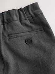 Clarks Grey Slim Waist Regular Length Fastening School 2 Pack Trousers - Image 5 of 6