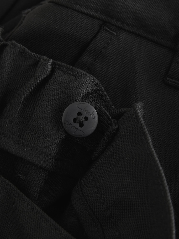 Clarks Black Pull-On Regular School Shorts 3 Pack - Image 8 of 8