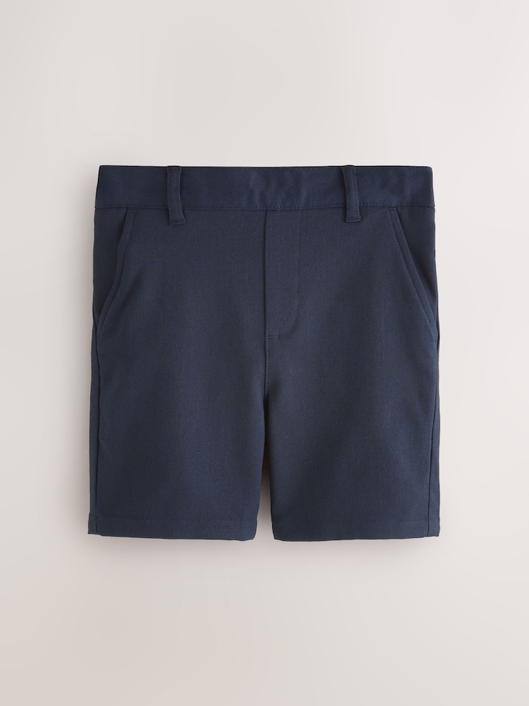 Clarks Navy Pull-On Regular School Shorts 3 Pack - Image 2 of 8