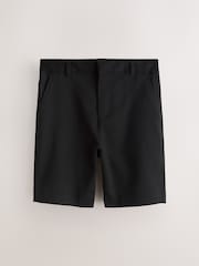 Clarks Black Fastening Regular School Shorts 2 Pack - Image 5 of 9