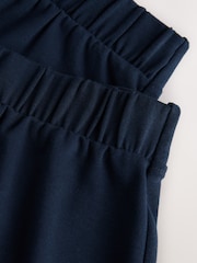 Marineblau - Clarks Wide Leg Pull On School Trousers 2 Pack - Bild 5 von 5