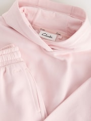 Clarks Pink Oversized Hoodie & Wide Leg Jogger Set - Image 10 of 11