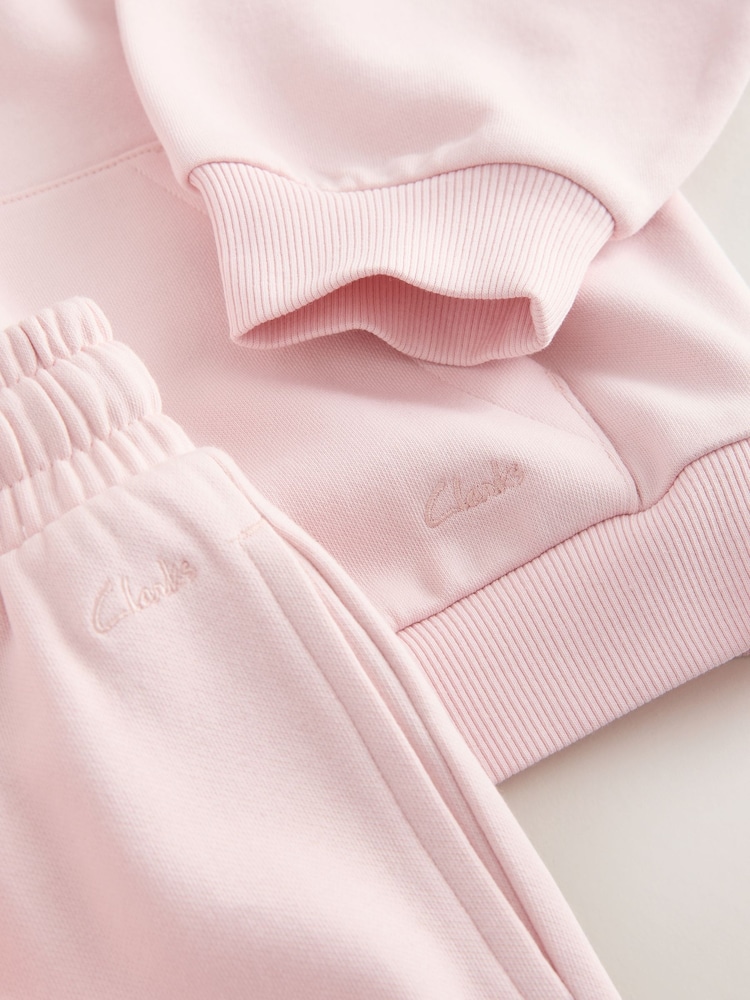 Clarks Pink Oversized Hoodie & Wide Leg Jogger Set - Image 11 of 11 Clarks Pink Oversized Hoodie & Wide Leg Jogger Set - Image 11 of 11