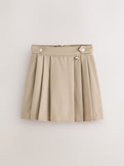 Clarks Stone Pleated School Skirts 2 Pack - Image 2 of 8