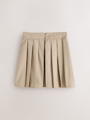 Clarks Stone Pleated School Skirts 2 Pack - Image 3 of 8