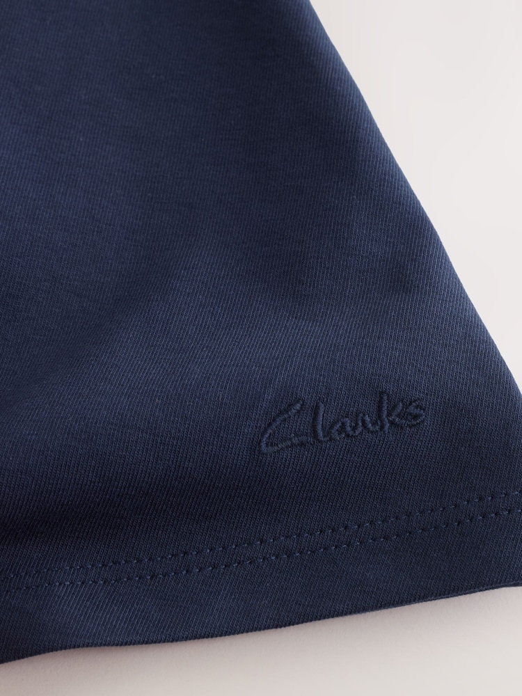 Clarks Navy Jersey School Skirts 2 Pack - Image 5 of 5