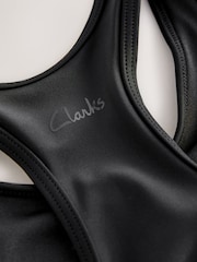 ブラック - Clarks Racerback Swimsuit - 画像 3 / 3
