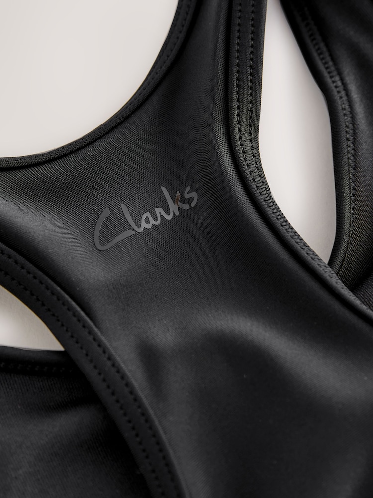 ブラック - Clarks Racerback Swimsuit - 画像 3 / 3