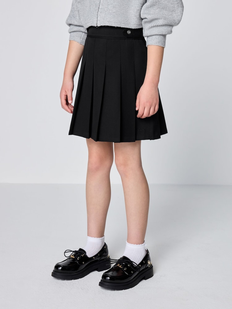 Clarks Black Short Pleated Skirt - Image 1 of 10 Clarks Black Short Pleated Skirt - Image 1 of 10