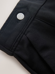Clarks Black Wide Leg Woven School Trousers - Image 9 of 11