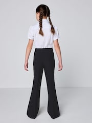 Clarks Black Flared Woven School Trousers - Image 3 of 12