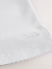 Clarks White Jersey School Skirts 2 Pack - Image 5 of 5