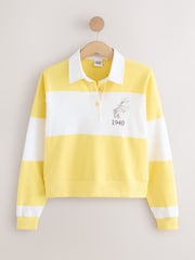 Yellow Stripe Bugs Bunny Official License Rugby Polo Top - Image 5 of 8