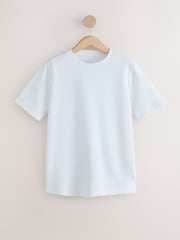 أزرق/أحمر/أبيض - حزمة من 3 تيشرتات أساسية ثقيلة - صورة 6 من 11