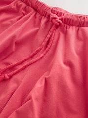 Red/Black Drawstring Jersey Shorts - Image 5 of 7