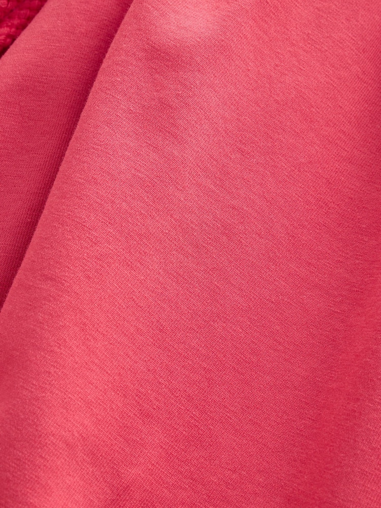 Red/Black Drawstring Jersey Shorts - Image 7 of 7