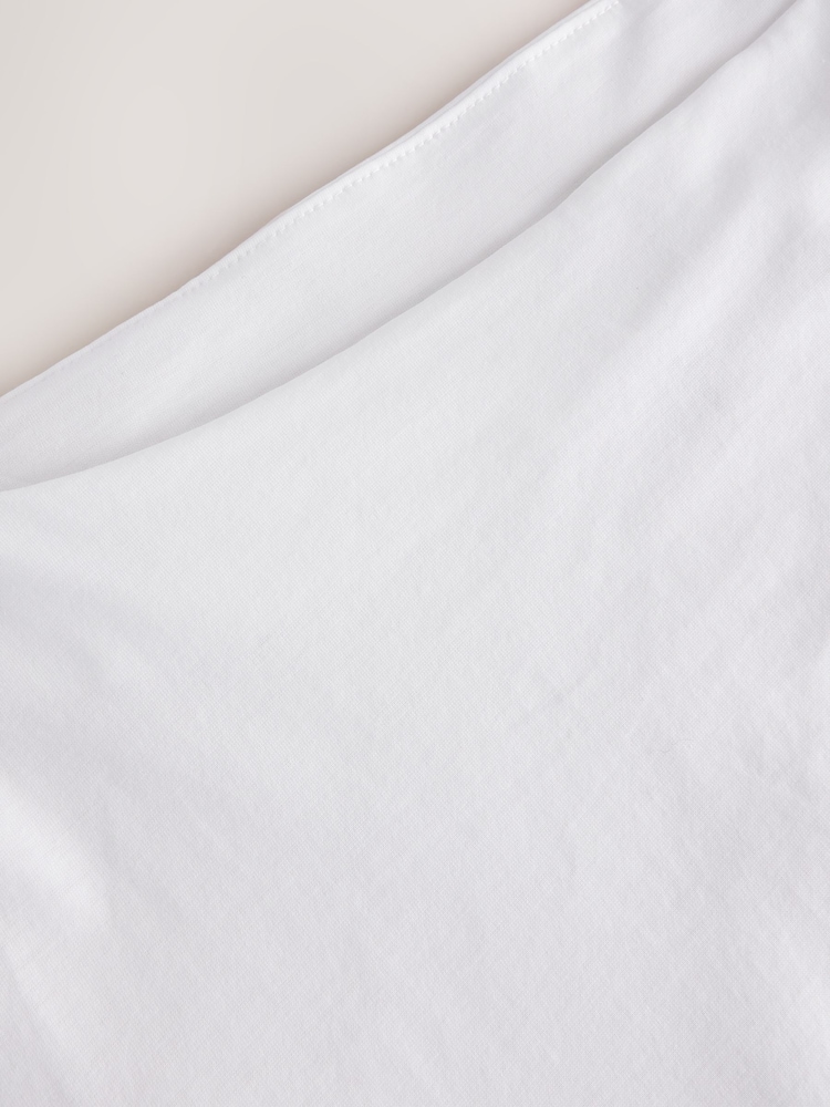 White N. Premium Supima Boat Neck Short Sleeve T-Shirt - Image 8 of 8