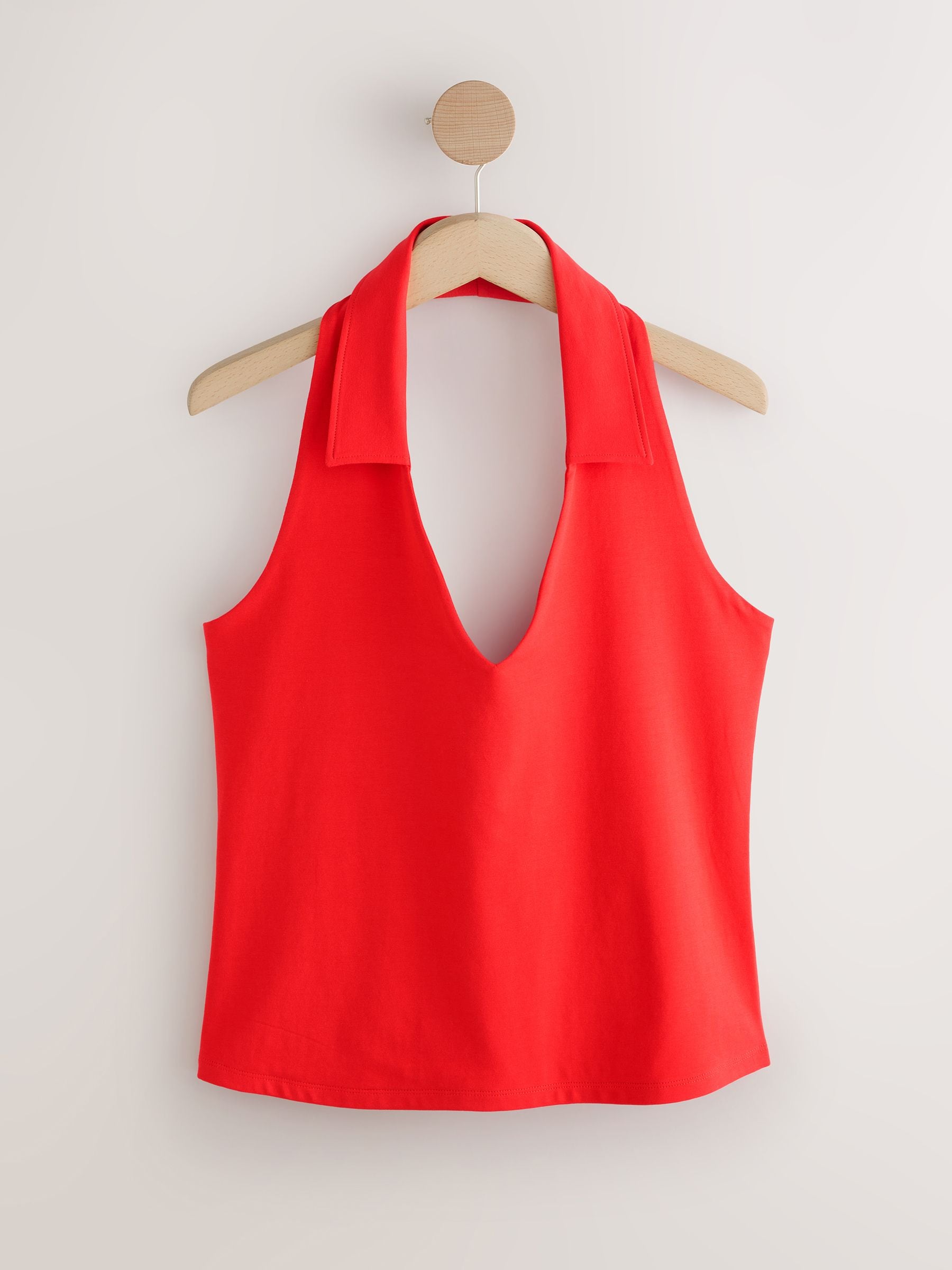 Buy Red Collar Halter Neck Top from Next USA