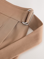 Neutral Pleated Mini Tennis Skirt - Image 7 of 8