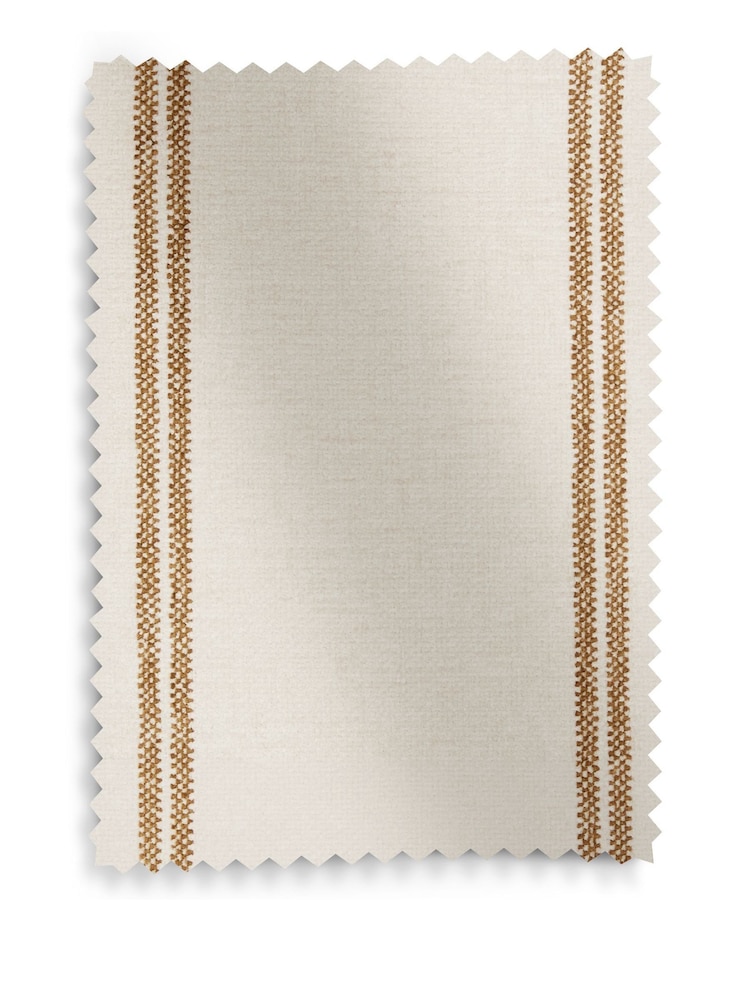 Country Chenille Stripe Ochre Yellow Wolton Corner Bench and Table Set - Image 9 of 9 Country Chenille Stripe Ochre Yellow Wolton Corner Bench and Table Set - Image 9 of 9