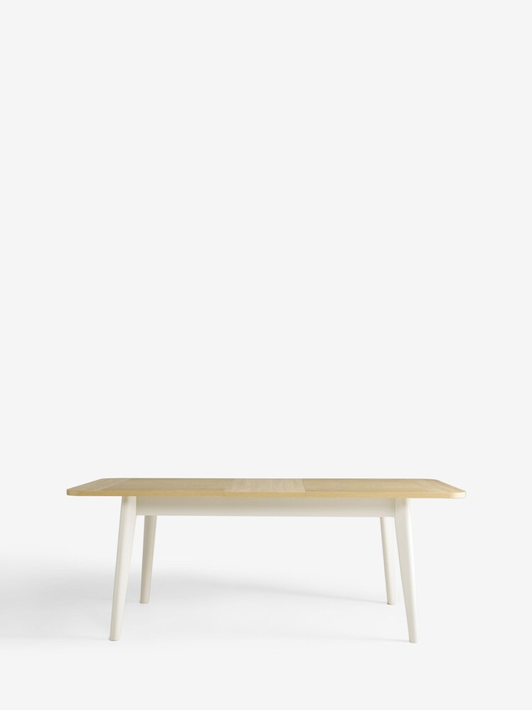 Cream Ledbury 6 to 8 Seater Extending Dining Table - Image 9 of 9 Cream Ledbury 6 to 8 Seater Extending Dining Table - Image 9 of 9