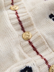 Laura Ashley Ecru Homespun Anchor Cardigan - Image 6 of 7